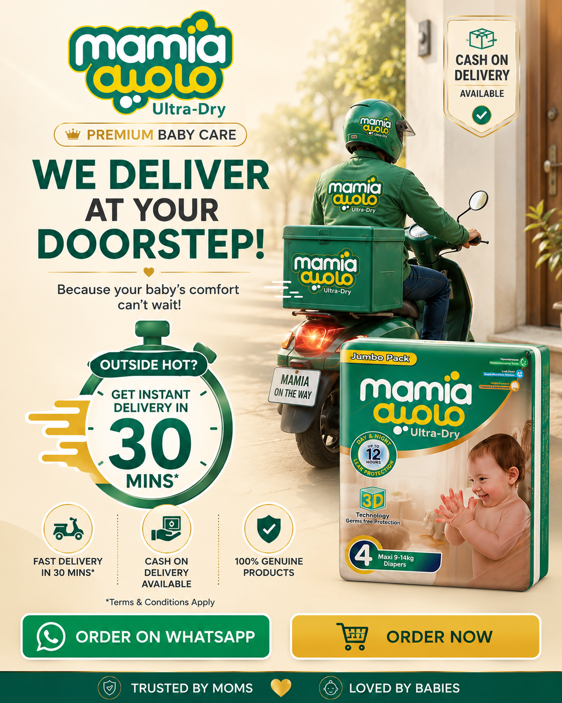 Delivering in 30 minutes